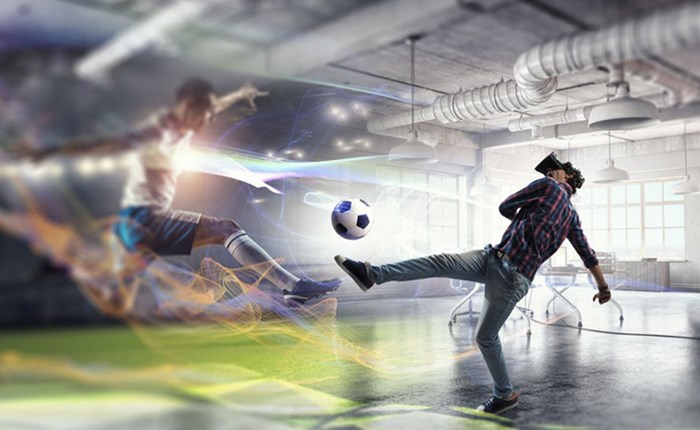 Khi sân cỏ hiện ra ngay trước mắt bằng công nghệ AR qua ứng dụng DAZN Khi sân cỏ hiện ra ngay trước mắt bằng công nghệ AR qua ứng dụng DAZN